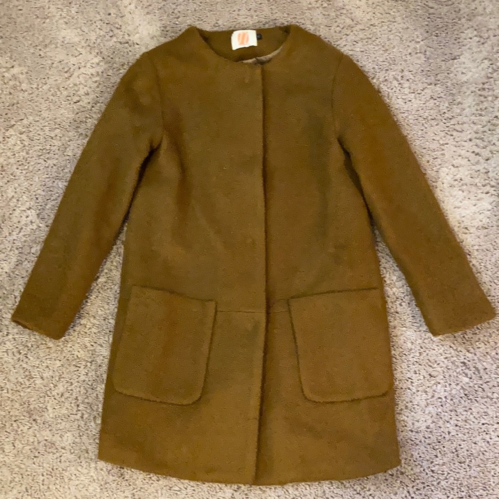 Light brown pea coat